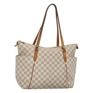 LOUIS VUITTON Damier Azur Totally MM Tote Bag N51262